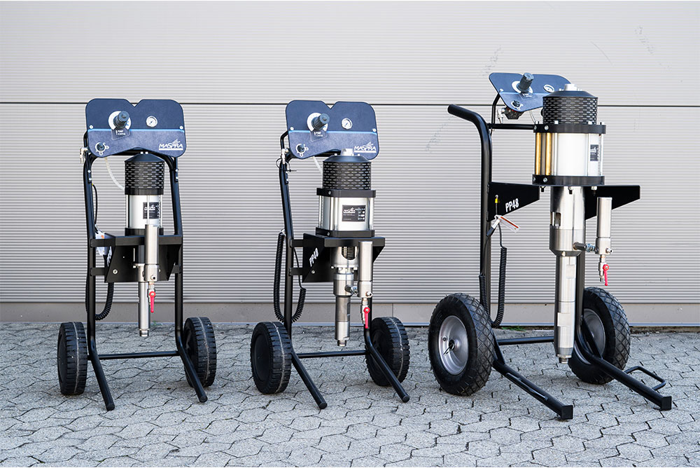 Neu: Pneumatische Kolbenpumpen